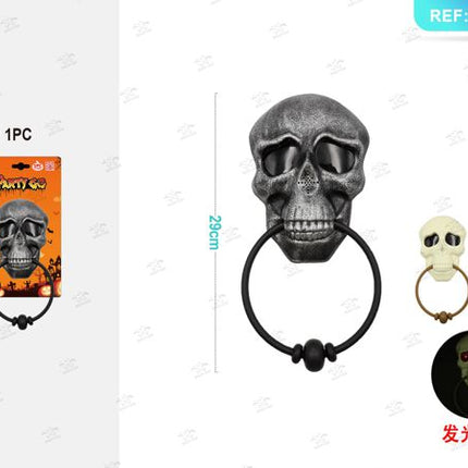 Campanello porta testa spook met licht (wit/oro/zilver