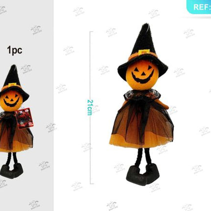 Bambola pompoen in stoffa halloween 1st.