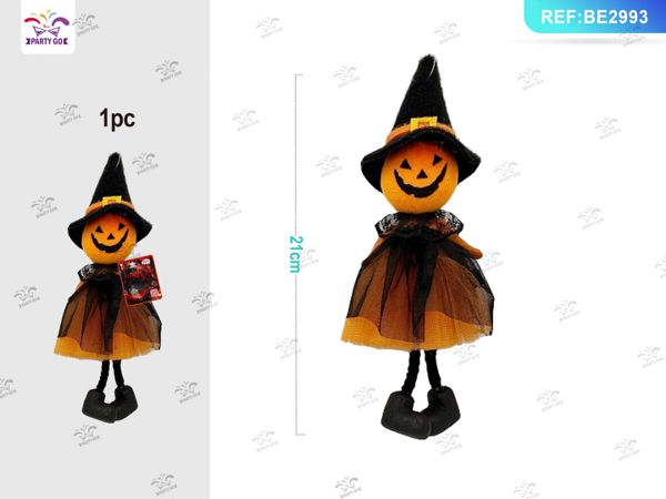 Bambola pompoen in stoffa halloween 1st.