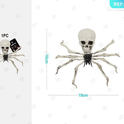 Mini spin schedel halloween (1 pezzo)