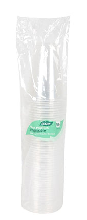 Set van 50 transparante glazen 330 cc – Algon plastiek