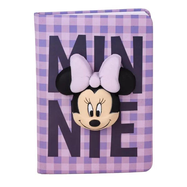 Disney Minnie 3D notebook, lined notepad