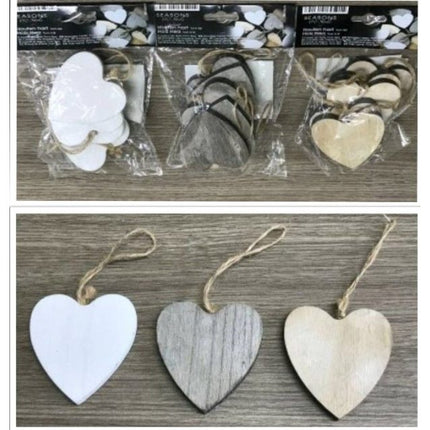 Deurdecoratie hart – 5 stuks per verpakking – Model 210-AD-106/MIX