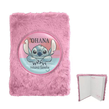 Disney Lilo and Stitch Cheeky plush notebook A5