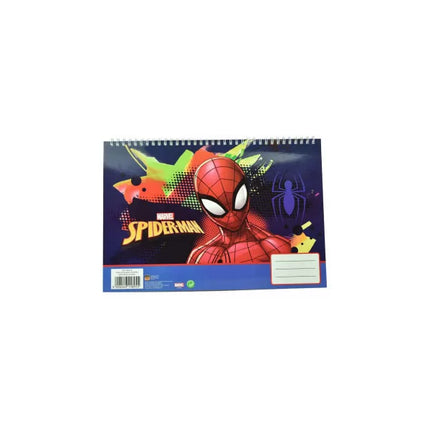 Spiderman Splotch A/4 spiral sketchbook, 30 sheets