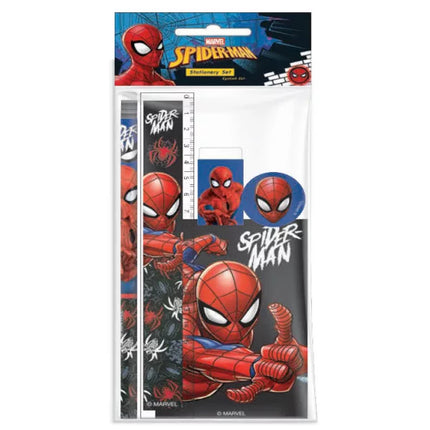 Spiderman Web Head 5-piece stationery set
