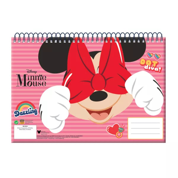 Disney Minnie Joy A/4 spiral sketchbook 30 sheets