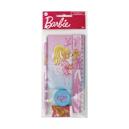 Barbie Ballerina 5-piece stationery set