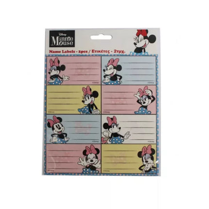 Disney Minnie Joy notebook labels 16 pcs