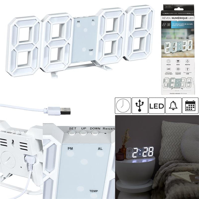 Digitale 3D-ledwekker