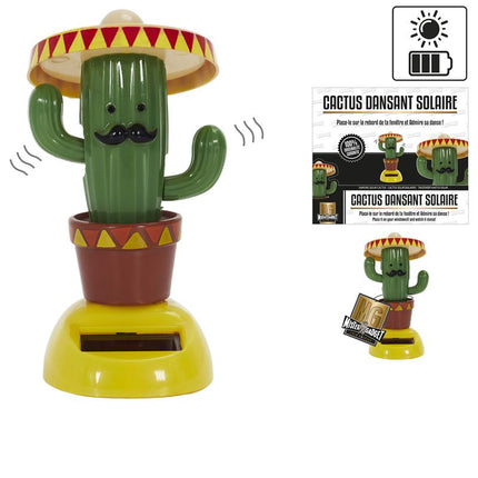 Dansende cactus op zonne-energie
