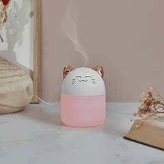 Kawaii katten-diffuser met ledverlichting
