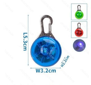 Lichtgevende halsbandhanger bal 5,3 x 3,2 x 2,2 cm - 3 kleuren