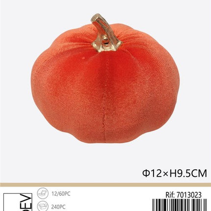 Decoratieve pompoen Ø 12 × 9,5 cm