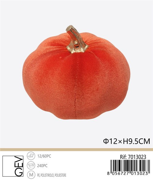 Decoratieve pompoen Ø 12 × 9,5 cm