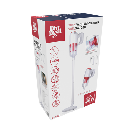 Steelstofzuiger 2-in-1 – Dirt Devil – 80W