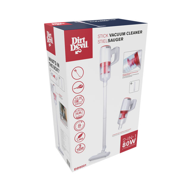 Steelstofzuiger 2-in-1 – Dirt Devil – 80W