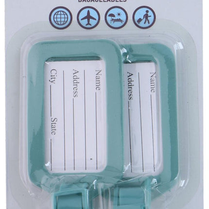 Bagagelabels – 2 stuks