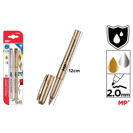 MP Metallic Stiften Set van 2