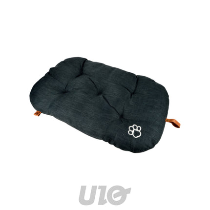Omkeerbaar dierenkussen Flocon 69 x 44 cm – antraciet