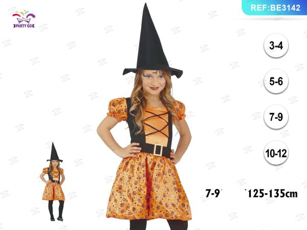 Set rok in denim halloween voor kinderen 1 set