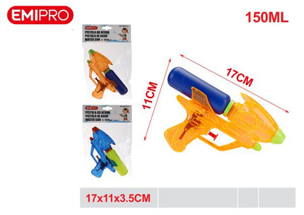 Waterpistool transparant 150 ml – 17 x 11 x 3,5 cm