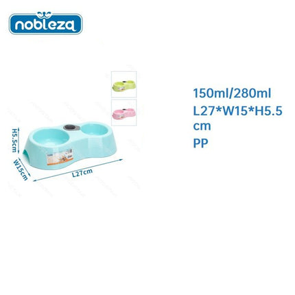 2-in-1 antislip voer- en waterbak