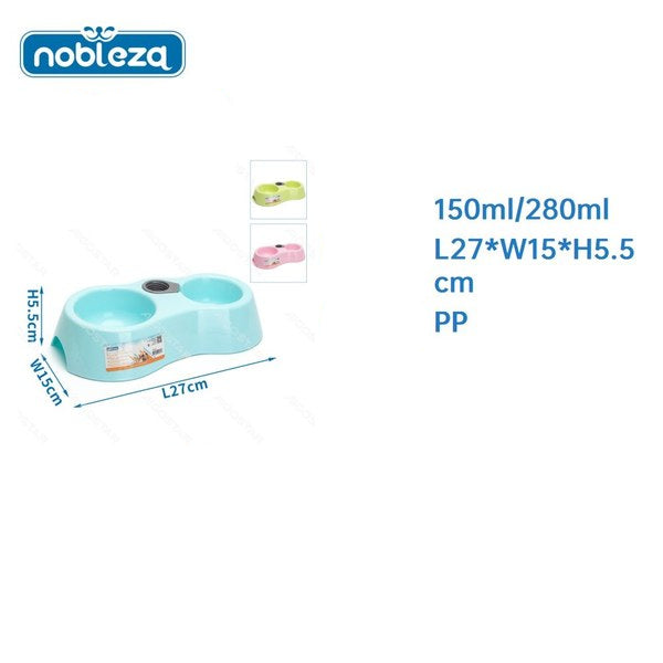 2-in-1 antislip voer- en waterbak