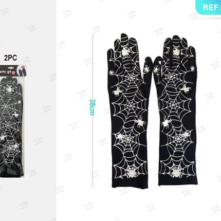 Lange handschoenen met bloedvlekken halloween