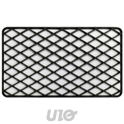 Rechthoekige PVC antislipmat 34 x 58 cm – zwart