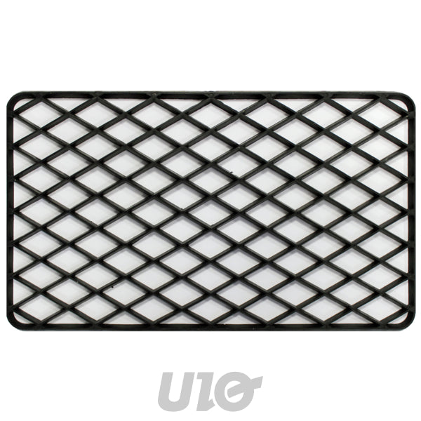 Rechthoekige PVC antislipmat 34 x 58 cm – zwart