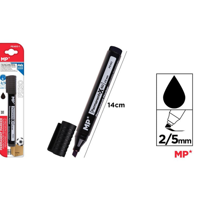 MP Permanente Marker Zwart