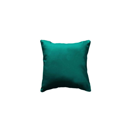 Sierkussen vacuüm met rits 60 × 60 cm – Effen polyester – Essentiel – Smaragdgroen