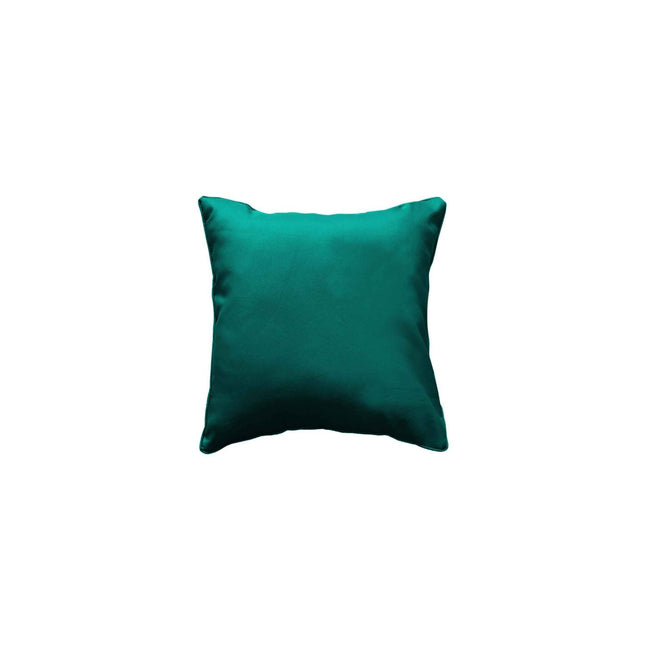 Sierkussen vacuüm met rits 60 × 60 cm – Effen polyester – Essentiel – Smaragdgroen