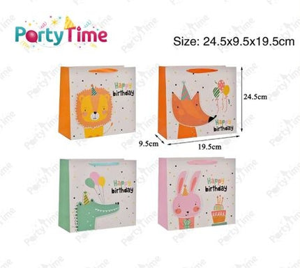 Cadeauzak Zoo 24,5 x 9,5 x 19,5 cm