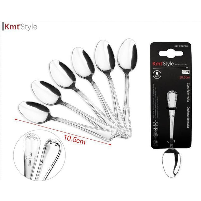 Moka Lepel 6 Stuks 10,5Cm