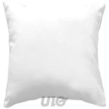 Afneembaar sierkussen 60 x 60 cm wit