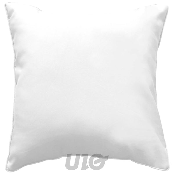 Afneembaar sierkussen 60 x 60 cm wit