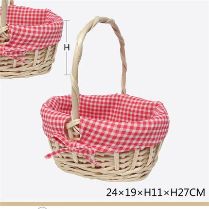 Handmand geruit 24x19x11x27 cm