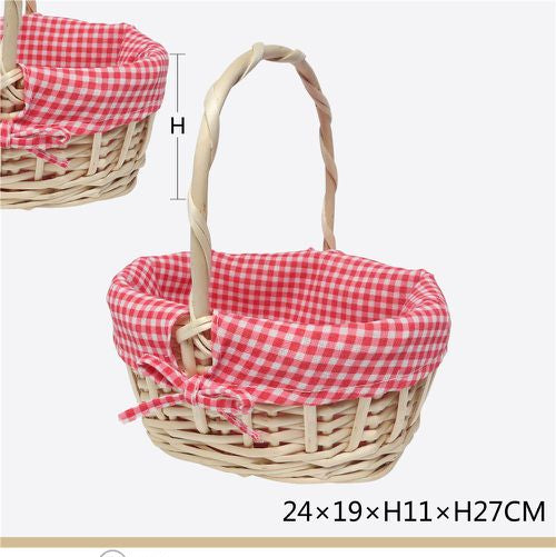 Handmand geruit 24x19x11x27 cm