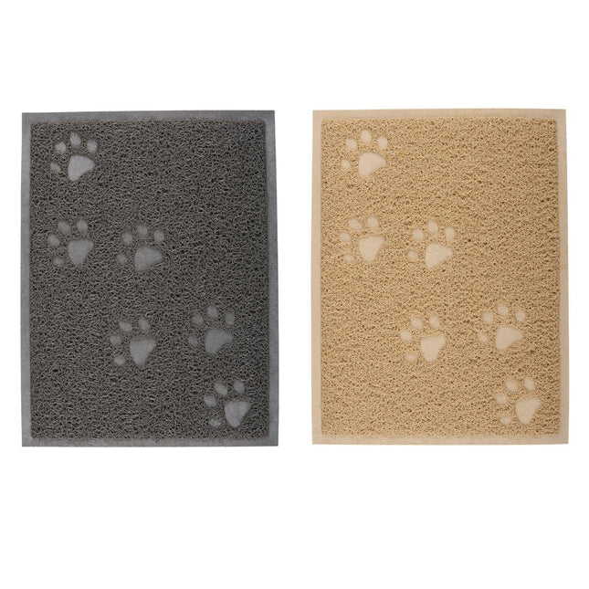 Huisdieren voerbakmat 40 × 30 cm – 3 assorti