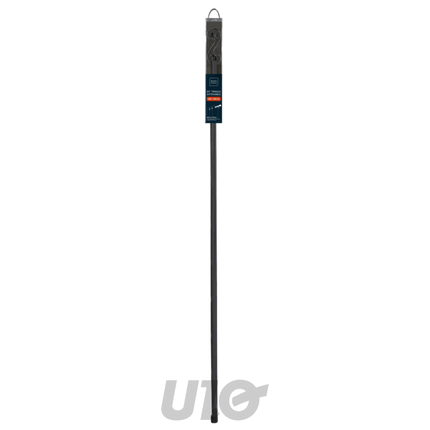 Uitschuifbare gordijnroede 19 mm 120–210 cm Arabesque zwart