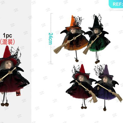 1 stuks heksenpoppet voor halloween