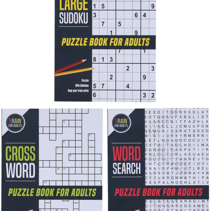 Puzzelboek voor Volwassenen Assorti
