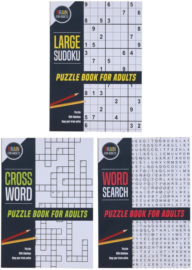Puzzelboek voor Volwassenen Assorti