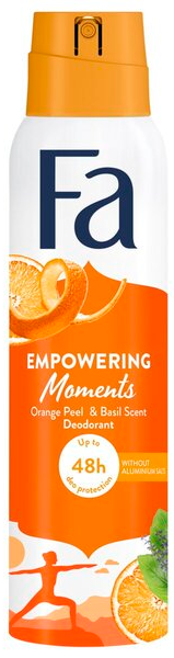 Fa Deodorant Spray Empowering Moments Orange Peel & Basil – 150 ml
