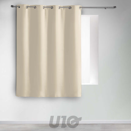 Verduisterend gordijn met ringen 135 x 180 cm naturel