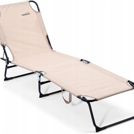Ligbed – 187 × 55 × 24 cm – Crème
