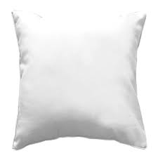 Sierkussen vacuüm met rits 60 × 60 cm – Effen polyester – Essentiel – Wit