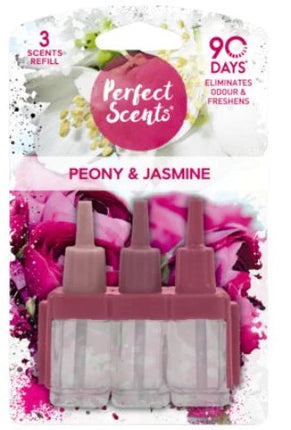 Perfect Scents Elektrische Luchtverfrisser Navulling Pioenroos & Jasmijn 20 ml